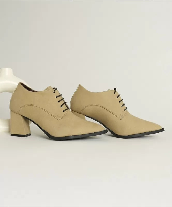 The Classic Khaki Suede Derby