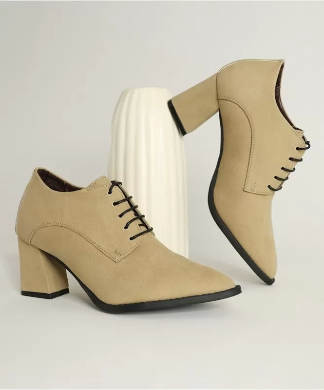 The Classic Khaki Suede Derby