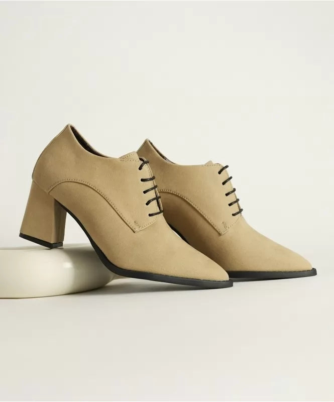 The Classic Khaki Suede Derby