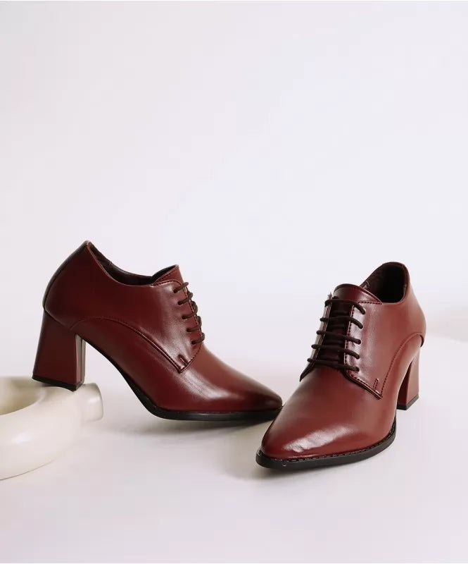 The Classic Burgundy derby