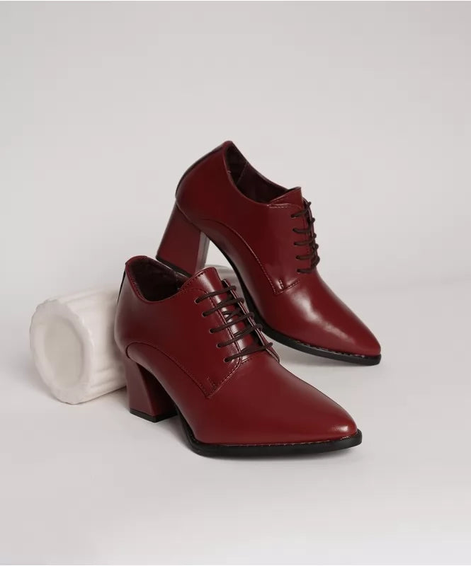 The Classic Burgundy derby