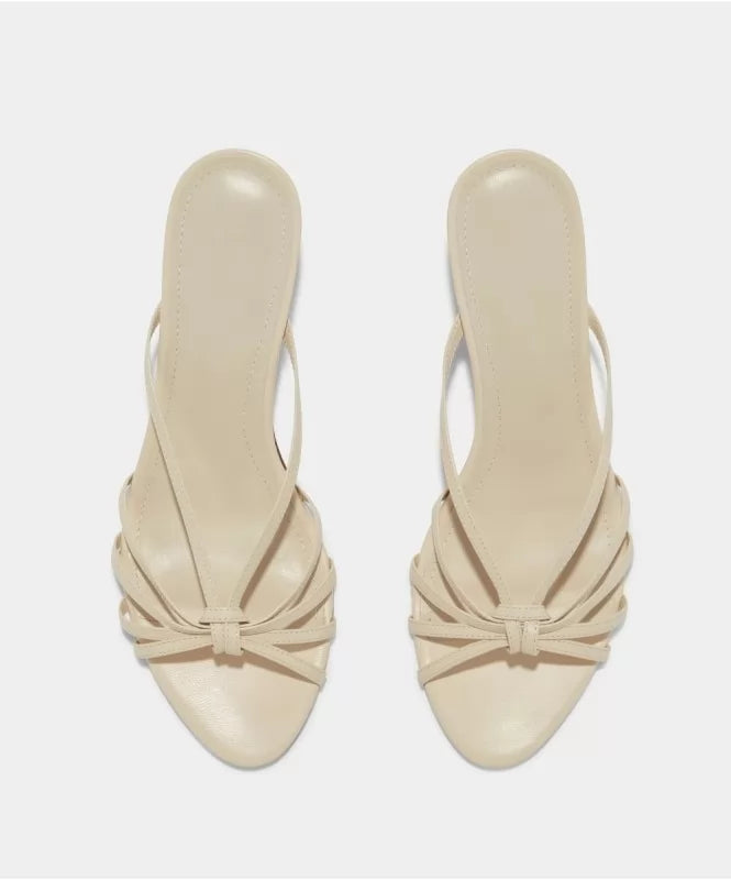Strappy Cream Heels